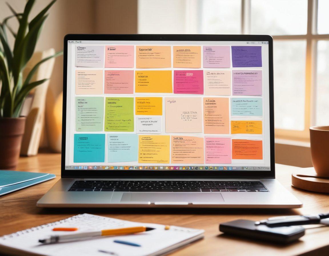 An open laptop displaying a colorful digital journal interface with floating icons representing various subjects like science, art, and technology. Surrounding the laptop are scattered pages of handwritten notes and a stack of popular journals, symbolizing the wealth of knowledge available online. In the background, a soft glow represents enlightenment and discovery. vibrant colors. modern style. flat design.